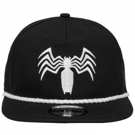 Venom Logo Black Colorway New Era Adjustable Golfer Rope Hat